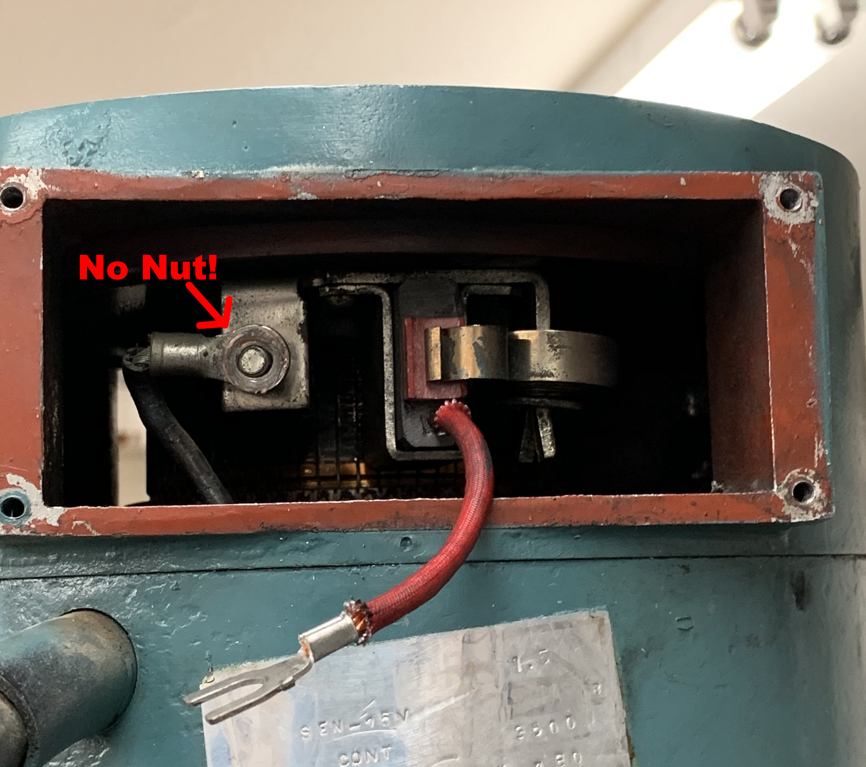 The lug I dropped the nut off of.
