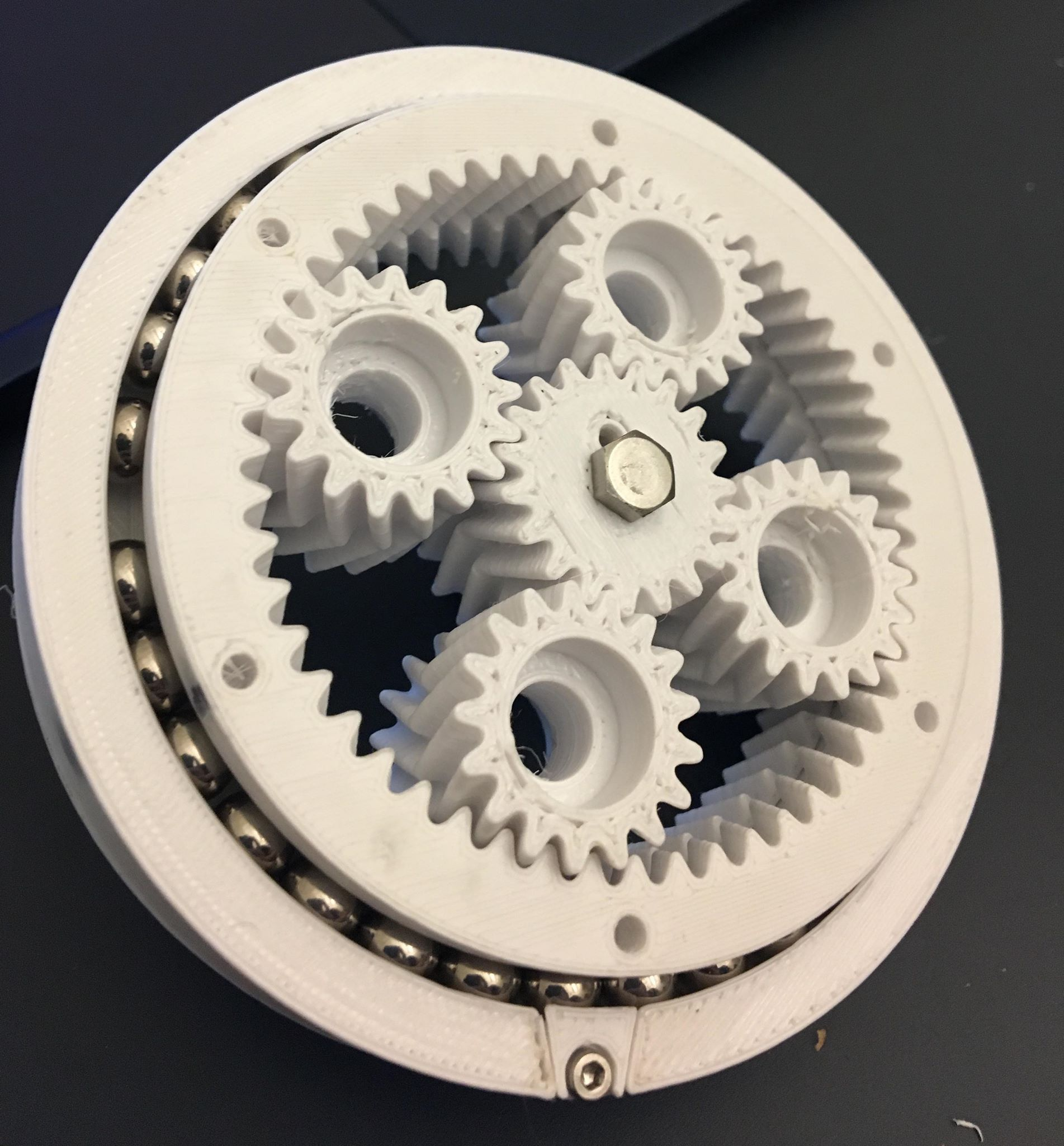 3D printed epicyclic gearbox