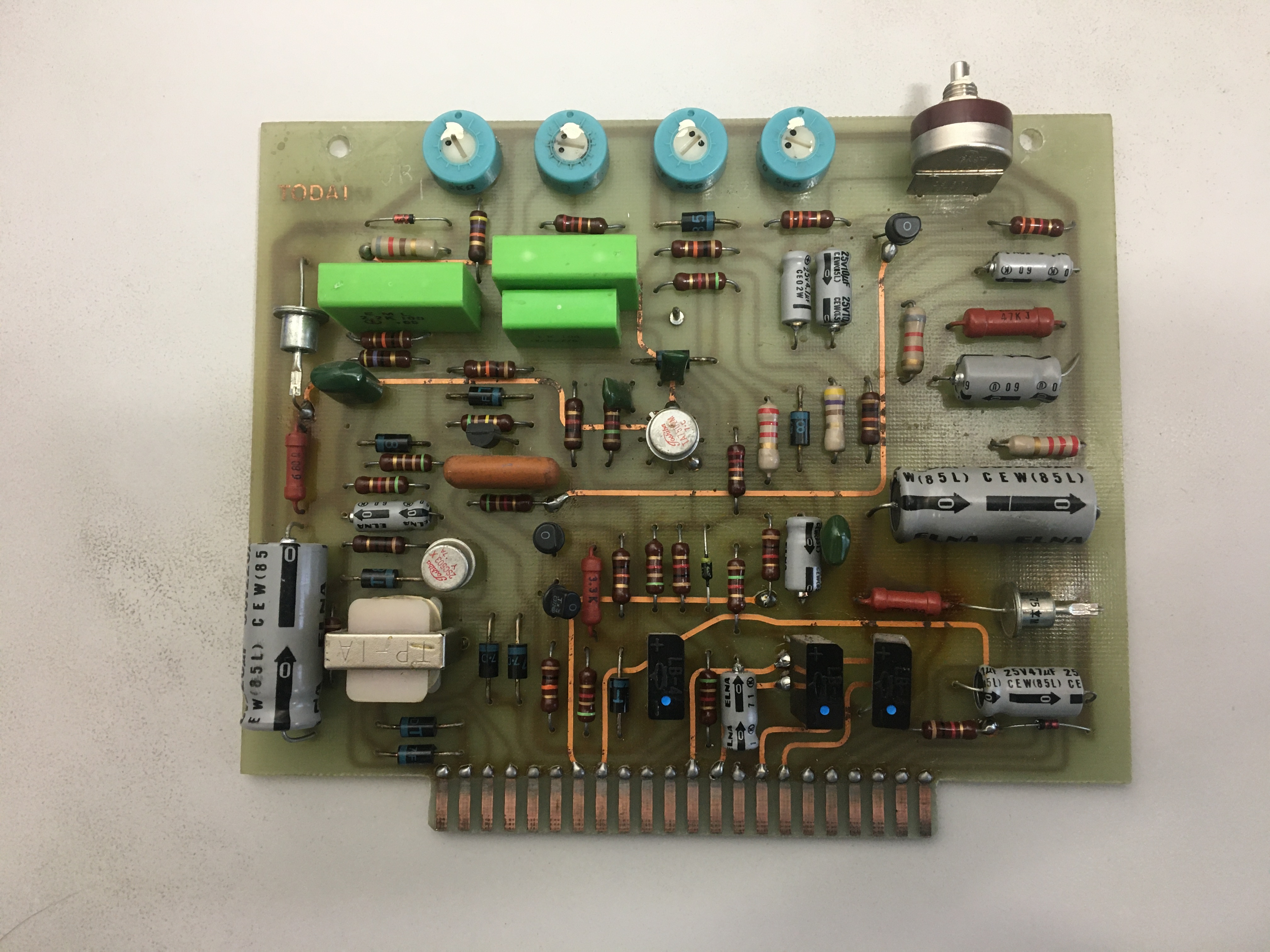 Rotor control board front side